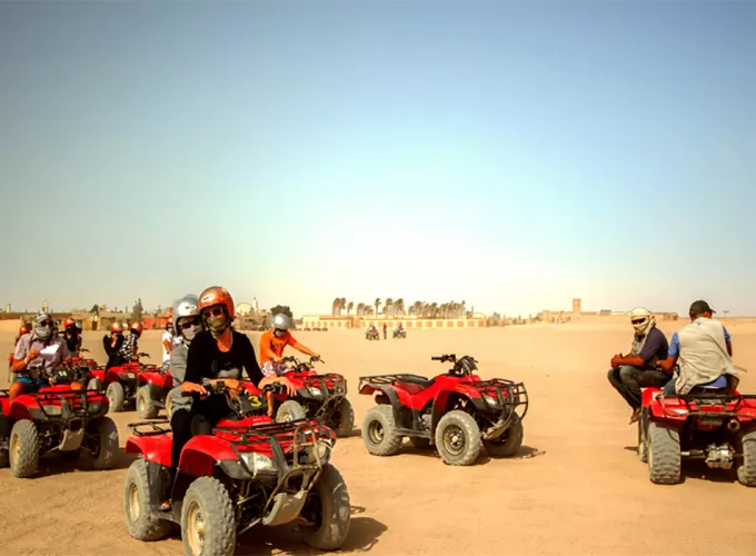 Hurghada : Quad Biking & Jeep Desert Safari