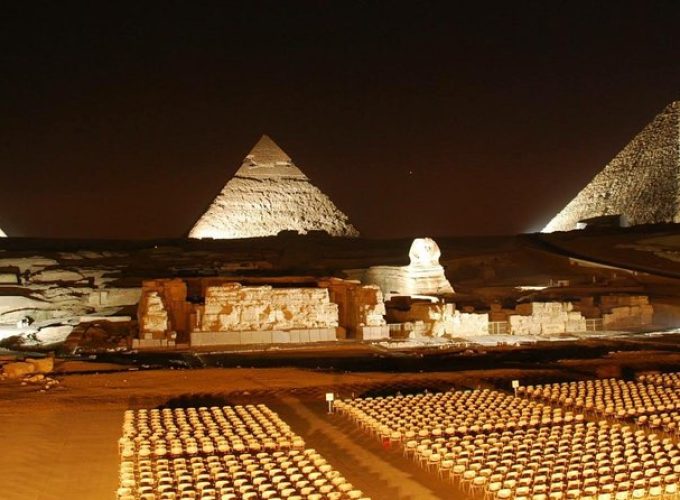 Sound and Light show at the Pyramids