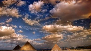 The Great Pyramid of Giza on the Giza Plateau, Cairo